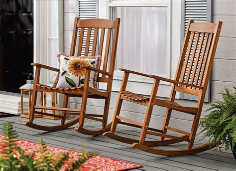 Fantastic Mainstays Outdoor Rocking Chair Brown Baby Kingdom