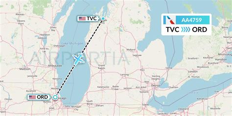 AA4759 Flight Status American Airlines: Traverse City to Chicago (AAL4759)