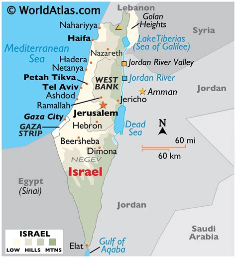 Map of Palestine - Palestinian Maps and Information, Gaza Strip, West ...