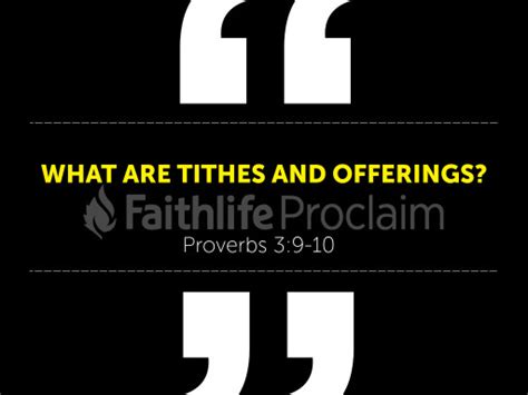 What are Tithes and Offerings? Part 2 - Faithlife Sermons