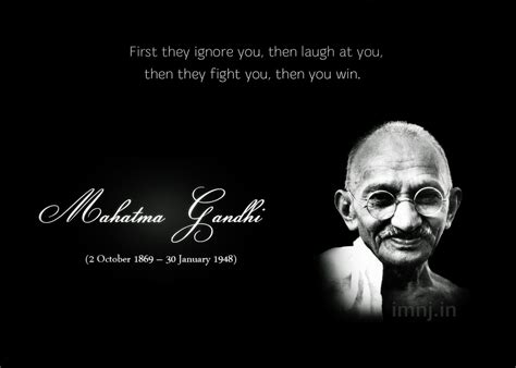 Unit Twenty Two Quotes: Mahatma Gandhi Quotes