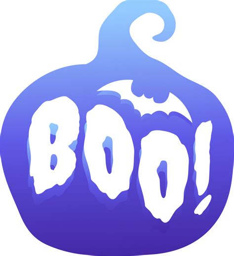 Boo Halloween Sticker 27983601 PNG