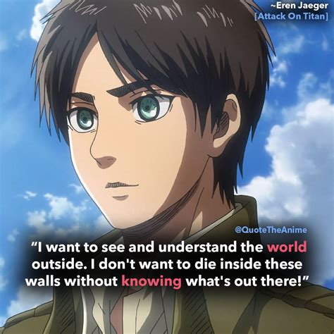 Eren Yeager Quotes Season 1