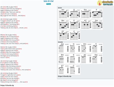 Chord: Nhỏ Ơi Chế - tab, song lyric, sheet, guitar, ukulele | chords.vip