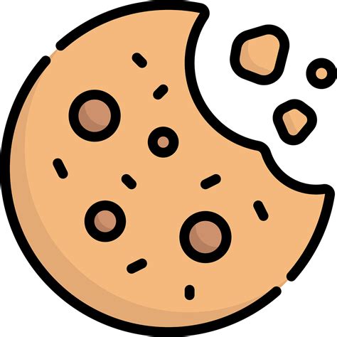 Cookie Bite Clipart Illustration