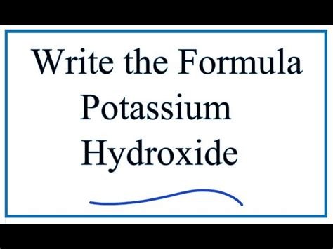 Periodic Table Symbol For Potassium Hydroxide | Brokeasshome.com