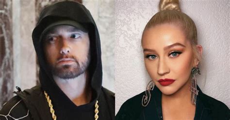 Eminem disses Christina Aguilera again YEARS after their feud - Goss.ie