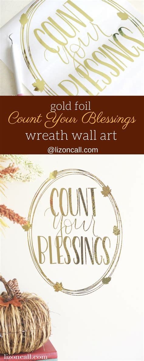 Count Your Blessings Wall Art Wreath — Liz on Call