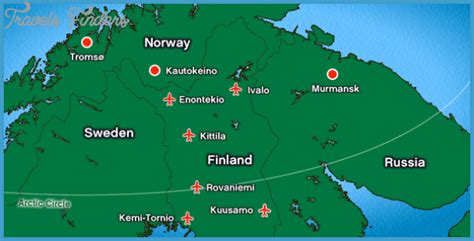 Rovaniemi Finland Map - TravelsFinders.Com