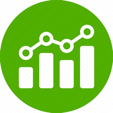 Analytics, chart, circle, earnings, finance, green, stock market icon ...