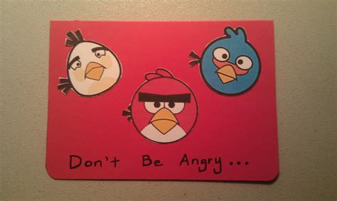 Angry Birds card (front) | Bird cards, Angry birds, Cards