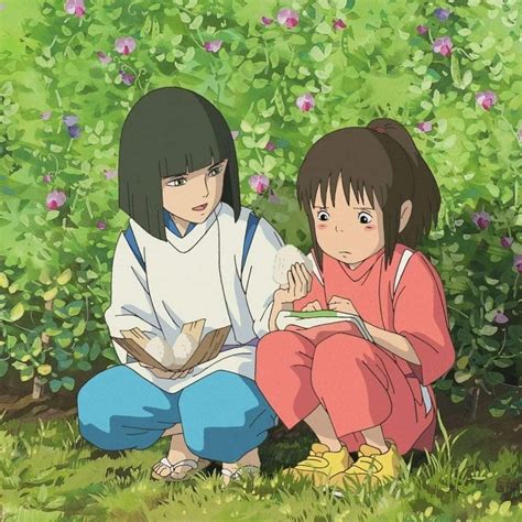 Chihiro × Haku Vùng đất linh hồn Studio Ghibli | Ghibli artwork, Studio ...