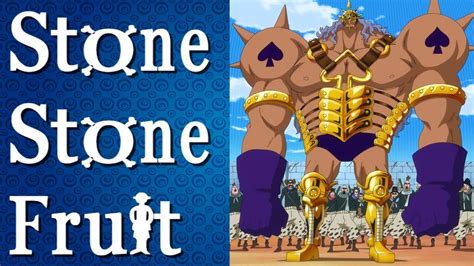 Stone Stone Fruit - Ishi Ishi No Mi - One Piece Devil Fruit - YouTube