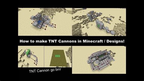 How to make TNT Cannons/Designs - YouTube