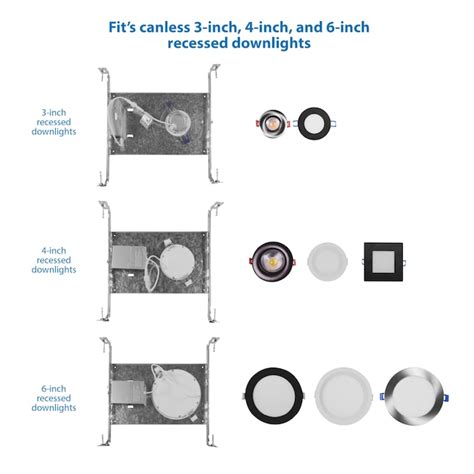 Nicor Lighting 20-Pack New Construction Non-ic 6-in LED Recessed Light ...