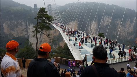 ZhangJiaJie Glass Bridge 4 of 7 - YouTube