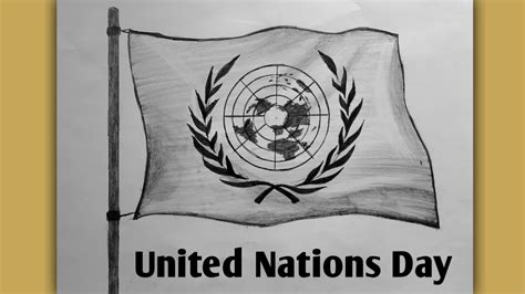 UN Day Poster - UN Day Drawing - United Nation Day 2020 - Easy Drawing ...