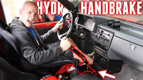 V8 Drift Truck Gets a Custom HYDRO HANDBRAKE Setup! - YouTube