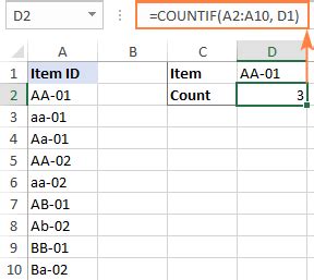 Excel Formula To Count Cells With Text All Criteria Included Riset - Riset