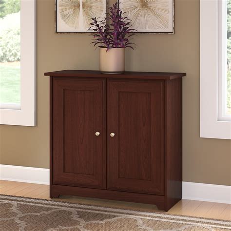 Copper Grove Daintree Small Storage Cabinet with Doors in Cherry 31.38 ...