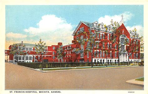 St. Francis Hospital, Wichita, KS, USA Hospital Postcard | OldPostcards.com