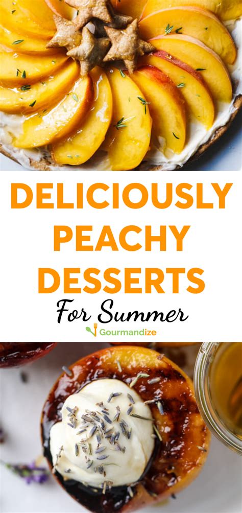 Delicious Desserts that Use Up Late Summer Peaches