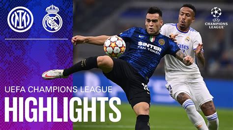 INTER 0-1 REAL MADRID | HIGHLIGHTS | UEFA Champions League 2021/22 ...