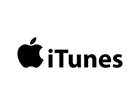 Black iTunes Logo - LogoDix