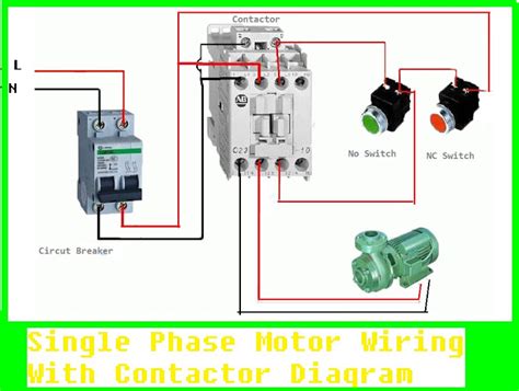 Single Phase Motor Wiring Connection