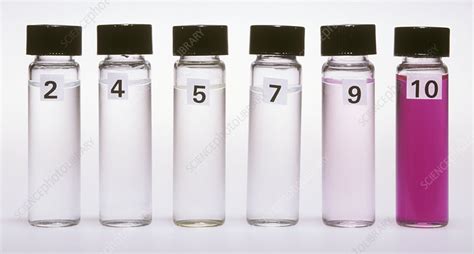 Phenolphthalein Indicator - Stock Image - C027/9587 - Science Photo Library