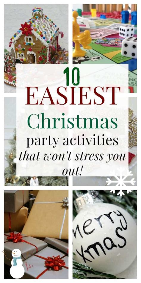 10 Easiest Christmas Party Activities that Won't Stress You Out - The ...