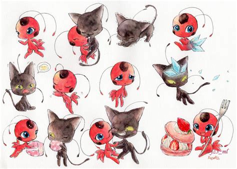 S2 Tikki and Plagg by Yuzumiso on DeviantArt