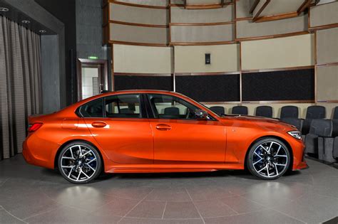 Photo Gallery: Sunset Orange BMW 330i with M Performance Parts