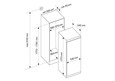 60 cm single door refrigerator H177 cm | Bertazzoni