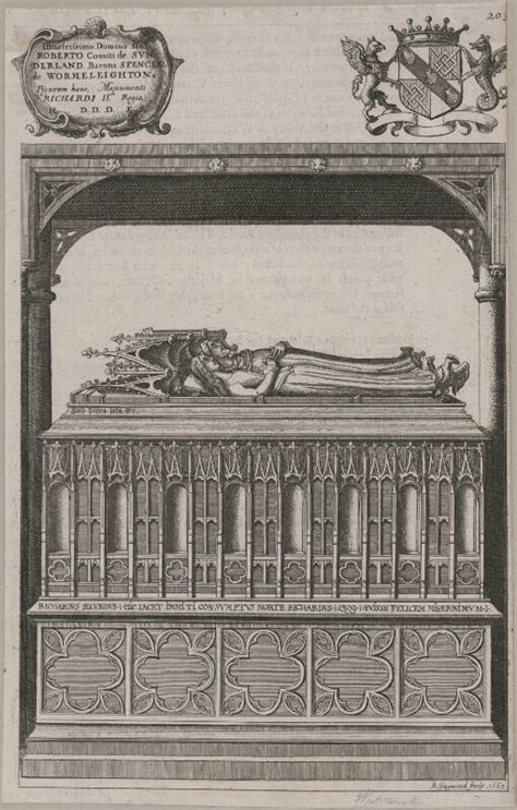 NPG D33903; Tomb of King Richard II and Anne of Bohemia in Westminster ...