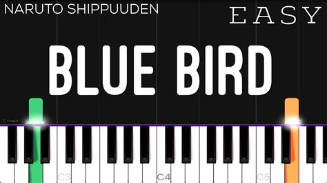 Blue Bird - Naruto Shippuden | EASY Piano Tutorial Acordes - Chordify