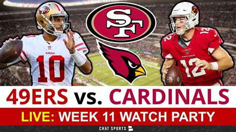 49ers vs Cardinals LIVE Streaming Scoreboard, Free Play-By-Play ...