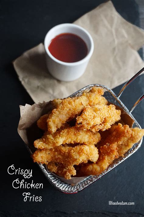 Crispy Chicken Fries Recipe-Crunchy Chicken Fingers