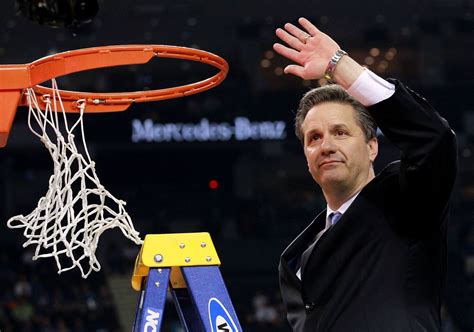 NCAA championship coach John Calipari immediately after Kentucky’s 67 ...