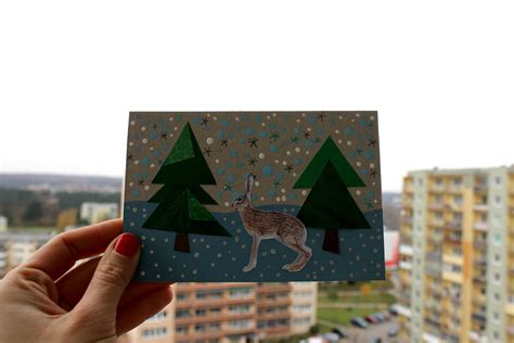 postcards with animals on Behance