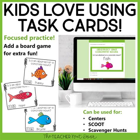 Abstract Nouns Game Print and Digital - The Teacher Next Door