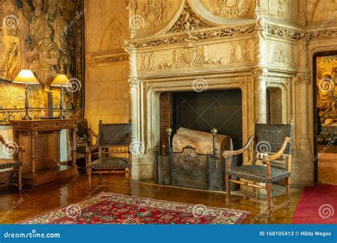 Interior Chateau De Chaumont in FRance Editorial Stock Photo - Image of ...