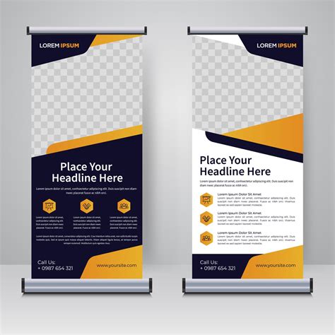 Corporate rollup or X banner design template 5024333 Vector Art at Vecteezy