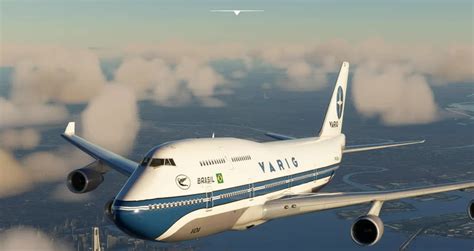 Boeing 747-400 Varig Brasil "Classic" v1.0 - MSFS2020 Liveries Mod