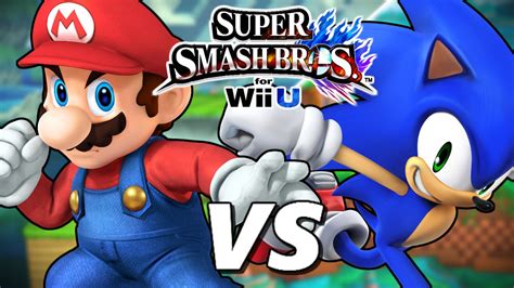 Super Smash Bros. Wii U - Duels #1 - Mario VS Sonic [1080p] - YouTube