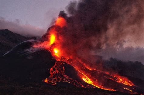 The volcanic eruption in the Canary Islands – Volcano Teide