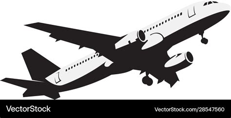 Airplane Royalty Free Vector Image - VectorStock