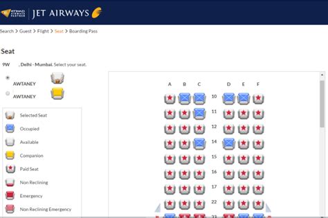 Jet Airways' new web check-in is inconvenient - Live From A Lounge