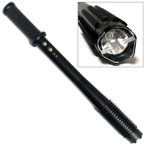 Monster Rechargeable Self Defense Flashlight Stun Gun Baton-