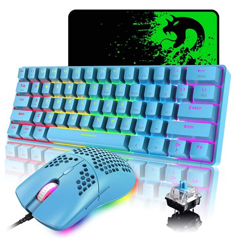 Amazon.in: Buy 60% Wireless Mechanical Keyboard and Wired Mouse,Chroma ...